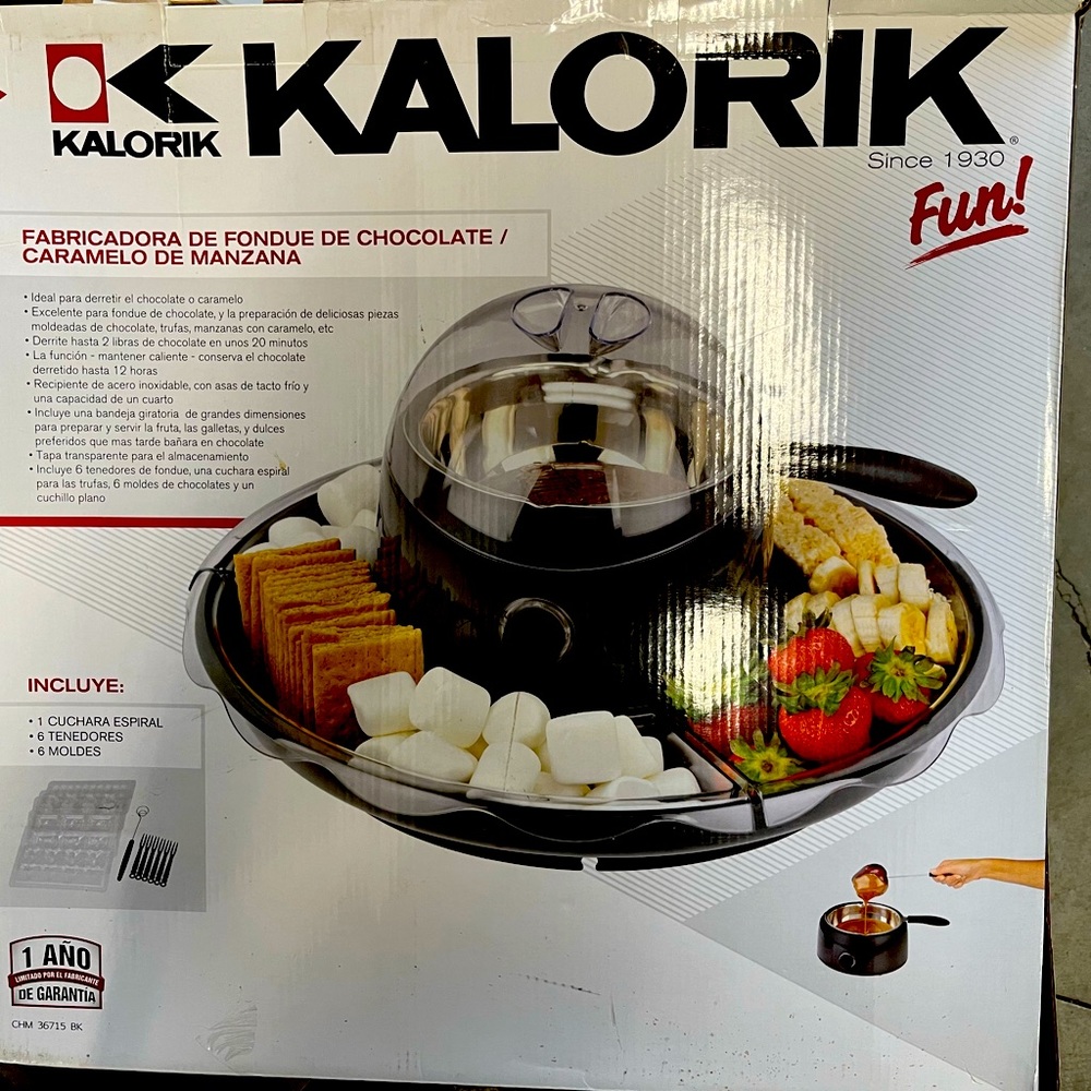 Kalorik Chocolate Fondue Maker/Candy Apple Maker